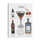 Coctel Clásico - Manhattan - Naomi McCavitt | Cuadro decorativo de Canvas Lab
