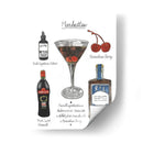 Coctel Clásico - Manhattan - Naomi McCavitt | Cuadro decorativo de Canvas Lab