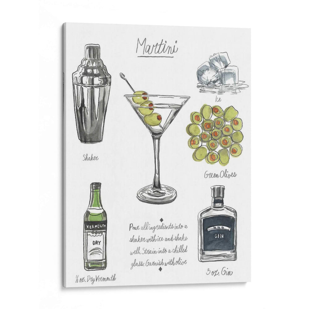 Cóctel Clásico - Martini - Naomi McCavitt | Cuadro decorativo de Canvas Lab