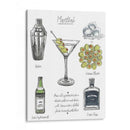 Cóctel Clásico - Martini - Naomi McCavitt | Cuadro decorativo de Canvas Lab