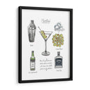 Cóctel Clásico - Martini - Naomi McCavitt | Cuadro decorativo de Canvas Lab