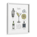 Cóctel Clásico - Martini - Naomi McCavitt | Cuadro decorativo de Canvas Lab