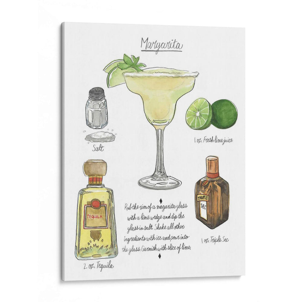 Cóctel Clásico - Margarita - Naomi McCavitt | Cuadro decorativo de Canvas Lab