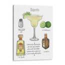 Cóctel Clásico - Margarita - Naomi McCavitt | Cuadro decorativo de Canvas Lab