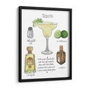 Cóctel Clásico - Margarita - Naomi McCavitt | Cuadro decorativo de Canvas Lab