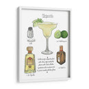 Cóctel Clásico - Margarita - Naomi McCavitt | Cuadro decorativo de Canvas Lab