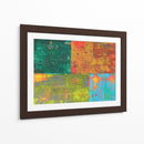 Pie De Impresión De Hoja Colorida Ii - Elena Ray | Cuadro decorativo de Canvas Lab
