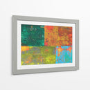 Pie De Impresión De Hoja Colorida Ii - Elena Ray | Cuadro decorativo de Canvas Lab