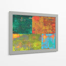 Pie De Impresión De Hoja Colorida Ii - Elena Ray | Cuadro decorativo de Canvas Lab