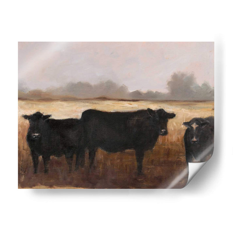 Vacas Negras I - Ethan Harper | Cuadro decorativo de Canvas Lab