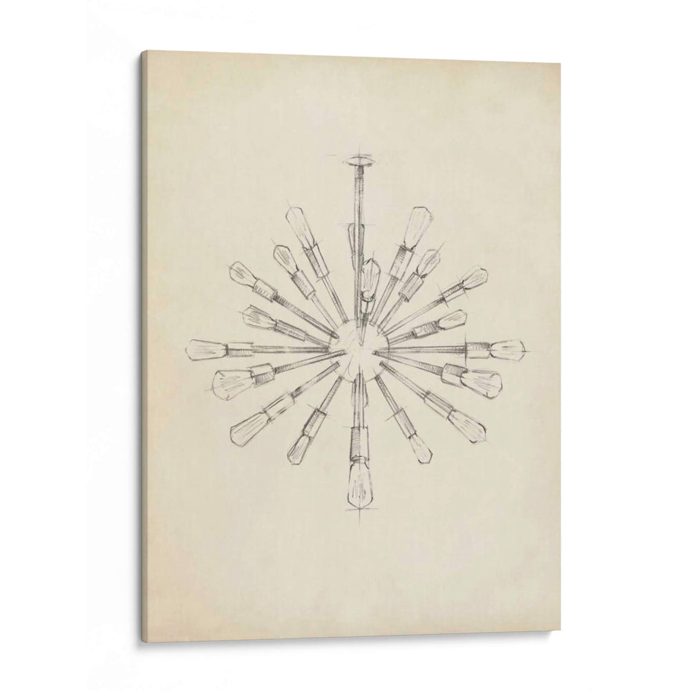 Chandelier De Mediados Del Siglo Iii - Ethan Harper | Cuadro decorativo de Canvas Lab