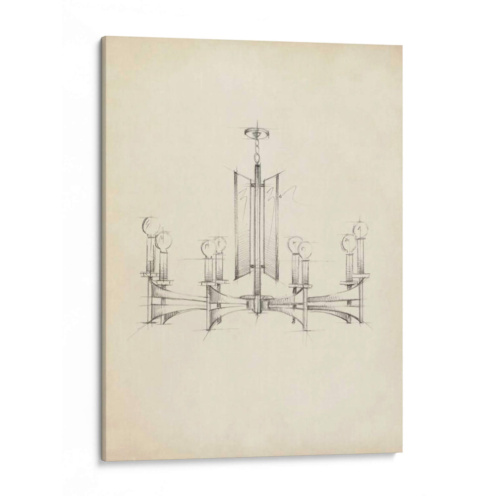 Chandelier De Mediados Del Siglo Iv - Ethan Harper | Cuadro decorativo de Canvas Lab