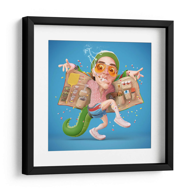 Raoul Duke | Cuadro decorativo de Canvas Lab