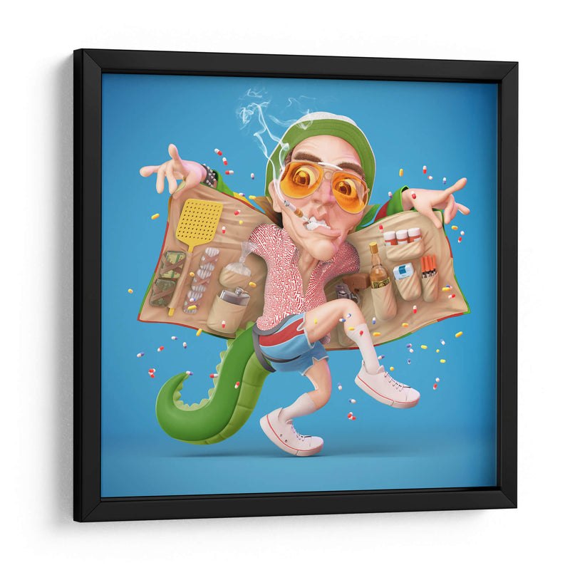 Raoul Duke | Cuadro decorativo de Canvas Lab