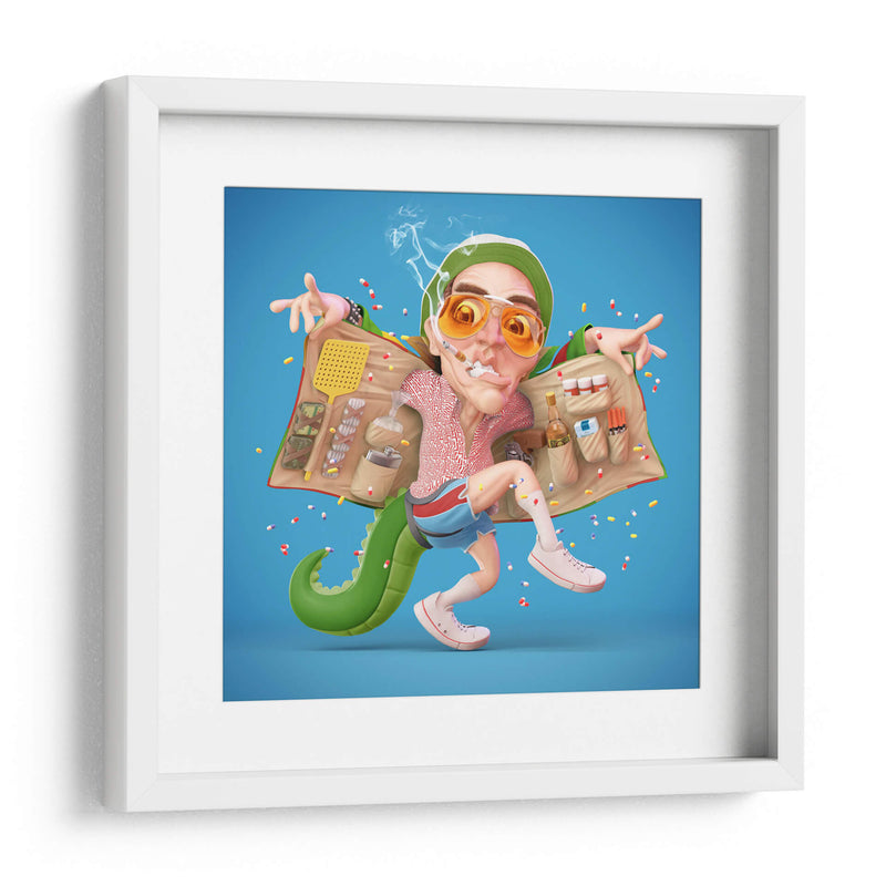 Raoul Duke | Cuadro decorativo de Canvas Lab