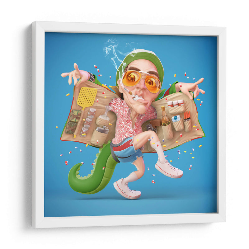 Raoul Duke | Cuadro decorativo de Canvas Lab