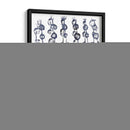 Índigo Batik Viñeta V - June Erica Vess | Cuadro decorativo de Canvas Lab