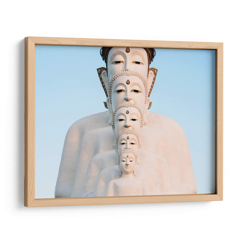 Buda blanco | Cuadro decorativo de Canvas Lab