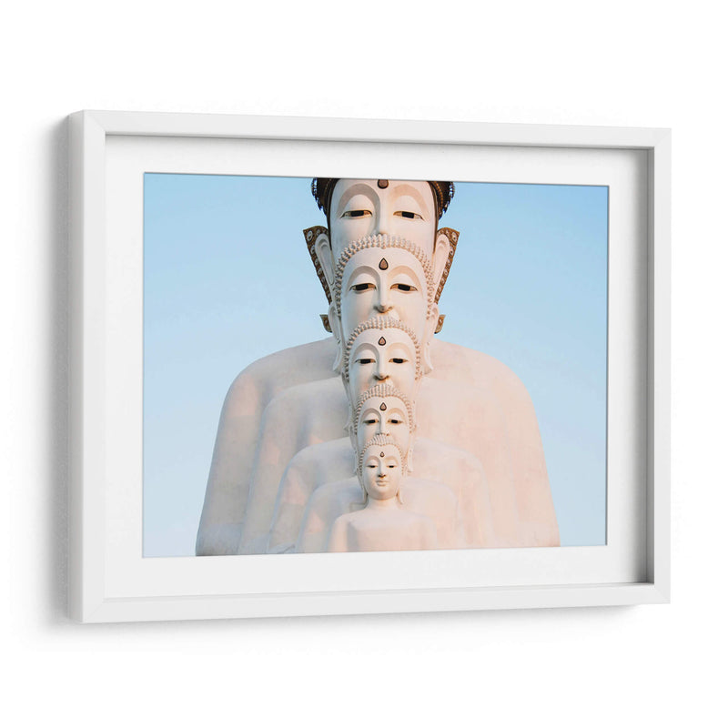 Buda blanco | Cuadro decorativo de Canvas Lab