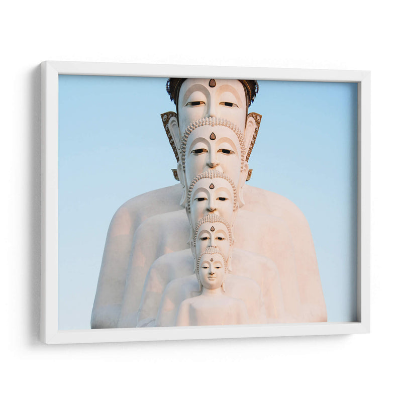 Buda blanco | Cuadro decorativo de Canvas Lab
