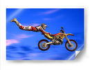 Salto en motocross | Cuadro decorativo de Canvas Lab