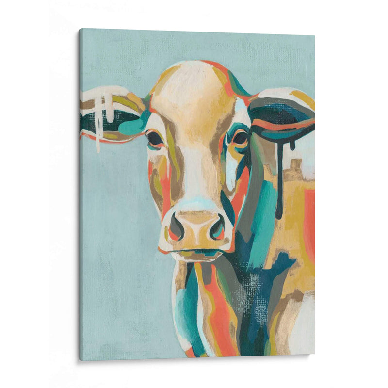 Vacas Coloridas I - Grace Popp | Cuadro decorativo de Canvas Lab