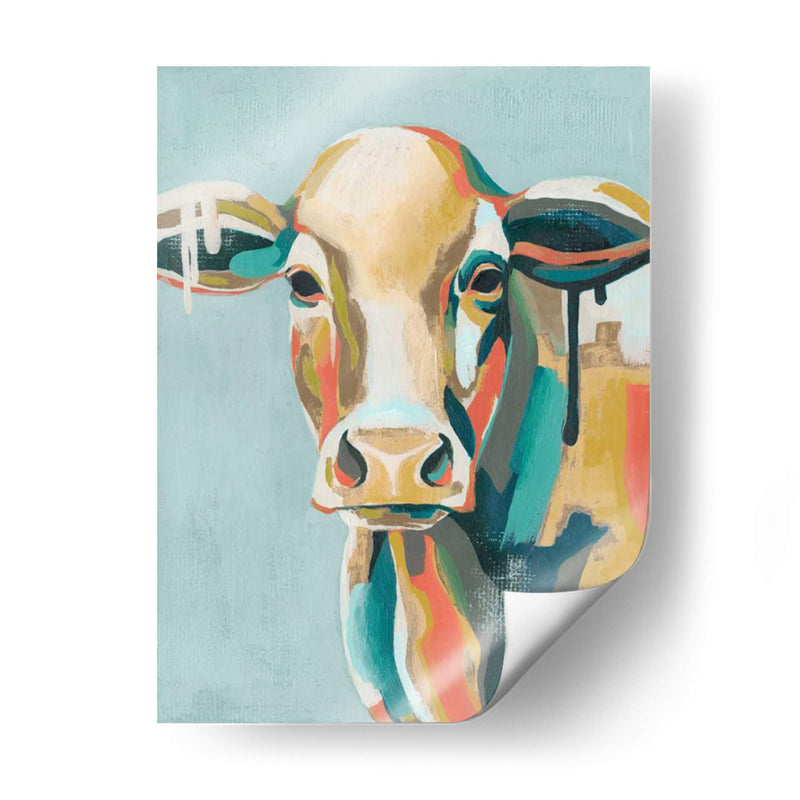 Vacas Coloridas I - Grace Popp | Cuadro decorativo de Canvas Lab