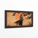 Samurai solitario | Cuadro decorativo de Canvas Lab