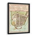 Mapa Petite De Manhattan, Nueva York | Cuadro decorativo de Canvas Lab