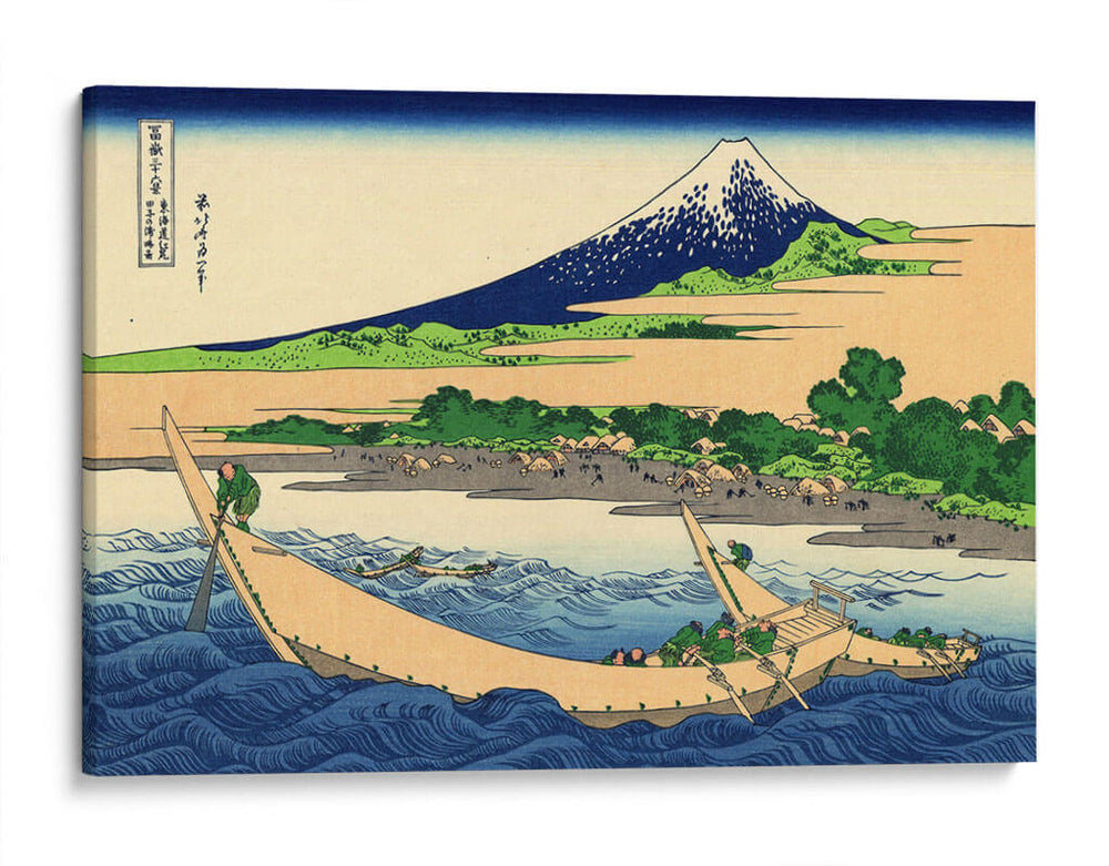 Shore of Tago Bay - Katsushika Hokusai | Cuadro decorativo de Canvas Lab