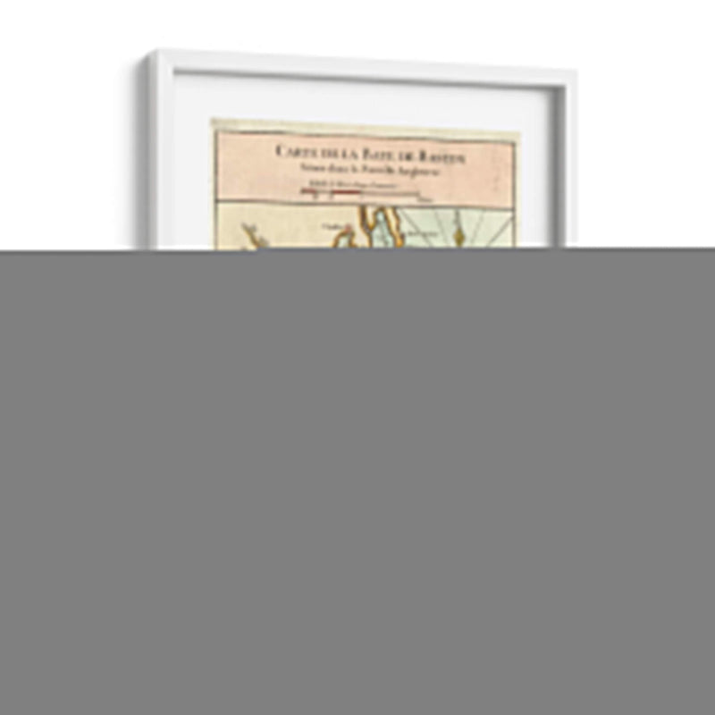 Mapa Petite Del Puerto De Boston. | Cuadro decorativo de Canvas Lab