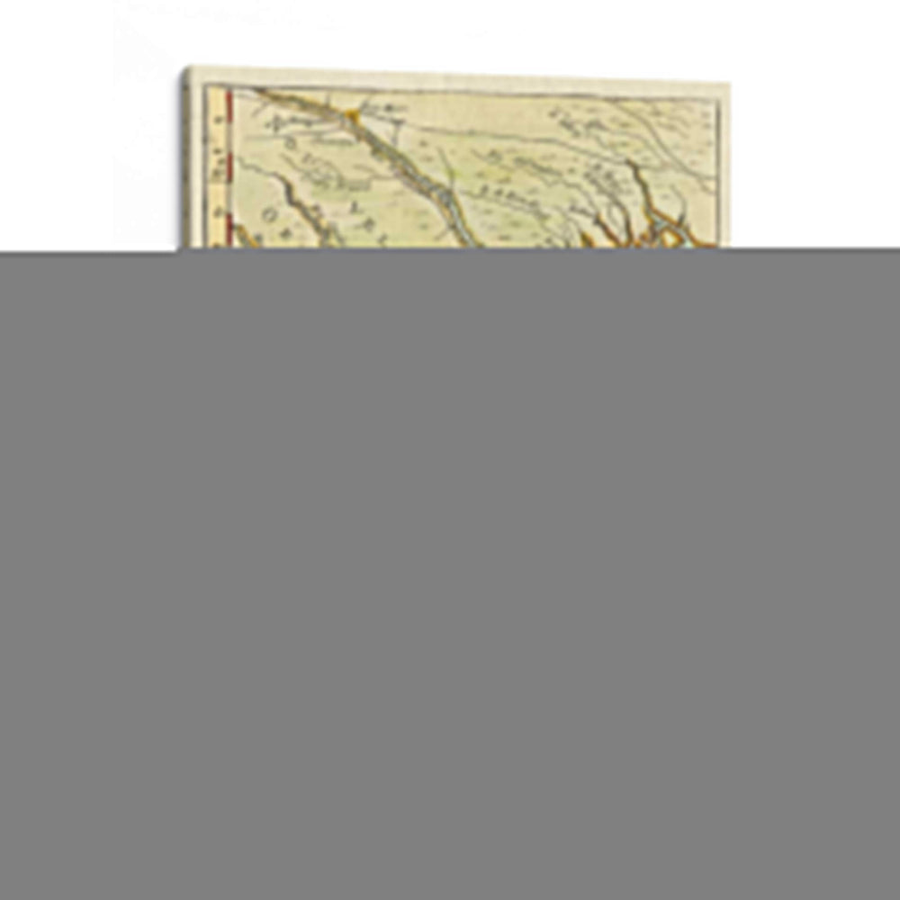 Mapa Petite De Georgia | Cuadro decorativo de Canvas Lab