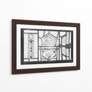 Blueprint French Garden Iii | Cuadro decorativo de Canvas Lab