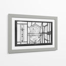 Blueprint French Garden Iii | Cuadro decorativo de Canvas Lab