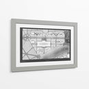 Blueprint French Garden Iv | Cuadro decorativo de Canvas Lab