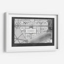 Blueprint French Garden Iv | Cuadro decorativo de Canvas Lab