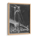 Puente De Suspensión Blueprint I - Ethan Harper | Cuadro decorativo de Canvas Lab