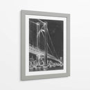 Puente De Suspensión Blueprint I - Ethan Harper | Cuadro decorativo de Canvas Lab