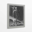 Puente De Suspensión Blueprint I - Ethan Harper | Cuadro decorativo de Canvas Lab