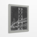 Puente De Suspensión Blueprint Ii - Ethan Harper | Cuadro decorativo de Canvas Lab