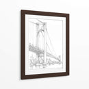 Estudio De Puente Colgante I - Ethan Harper | Cuadro decorativo de Canvas Lab