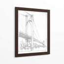 Estudio De Puente Colgante I - Ethan Harper | Cuadro decorativo de Canvas Lab