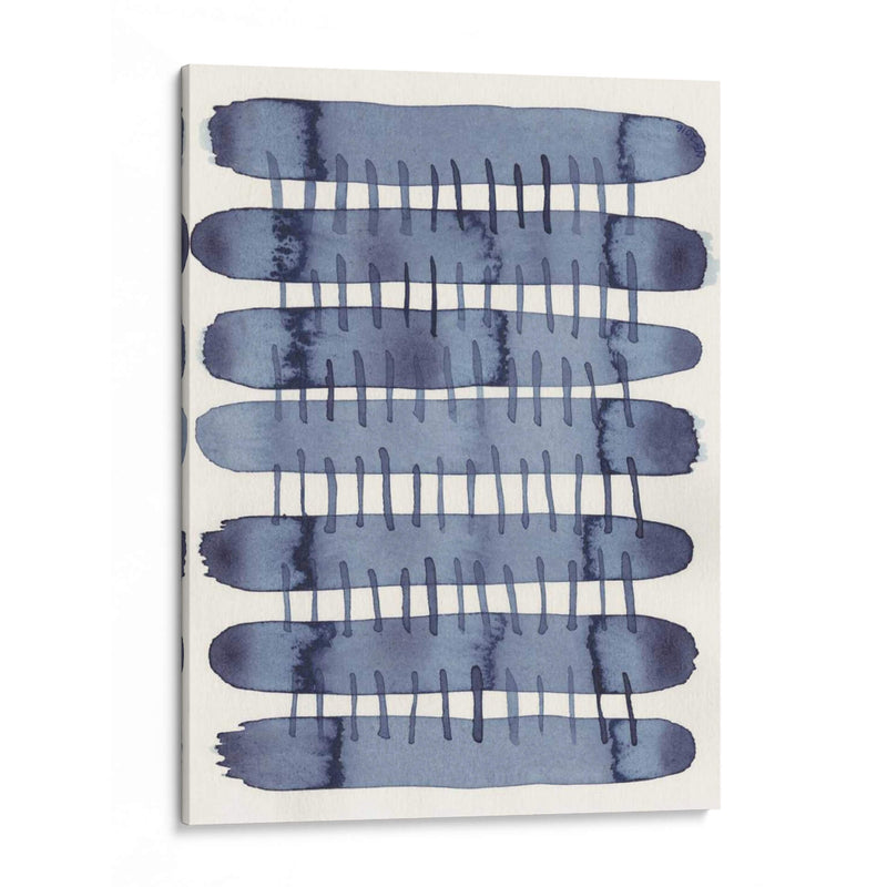 Indigo Stitchy I - Nikki Galapon | Cuadro decorativo de Canvas Lab