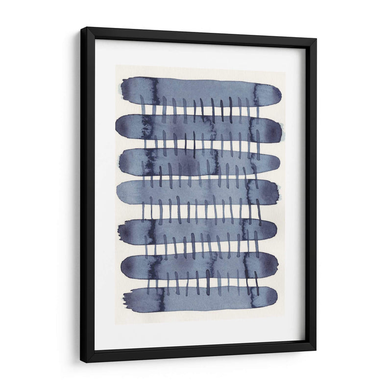 Indigo Stitchy I - Nikki Galapon | Cuadro decorativo de Canvas Lab