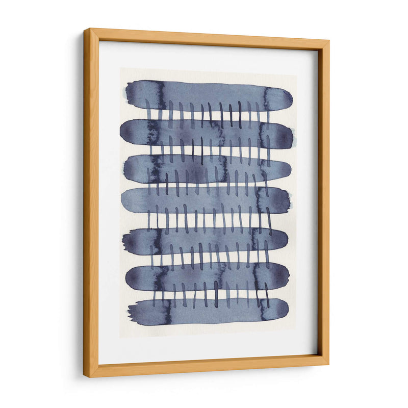 Indigo Stitchy I - Nikki Galapon | Cuadro decorativo de Canvas Lab