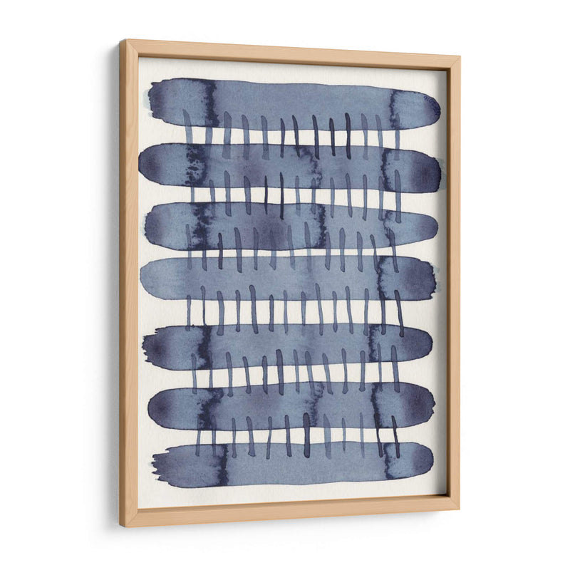 Indigo Stitchy I - Nikki Galapon | Cuadro decorativo de Canvas Lab