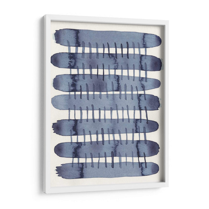 Indigo Stitchy I - Nikki Galapon | Cuadro decorativo de Canvas Lab