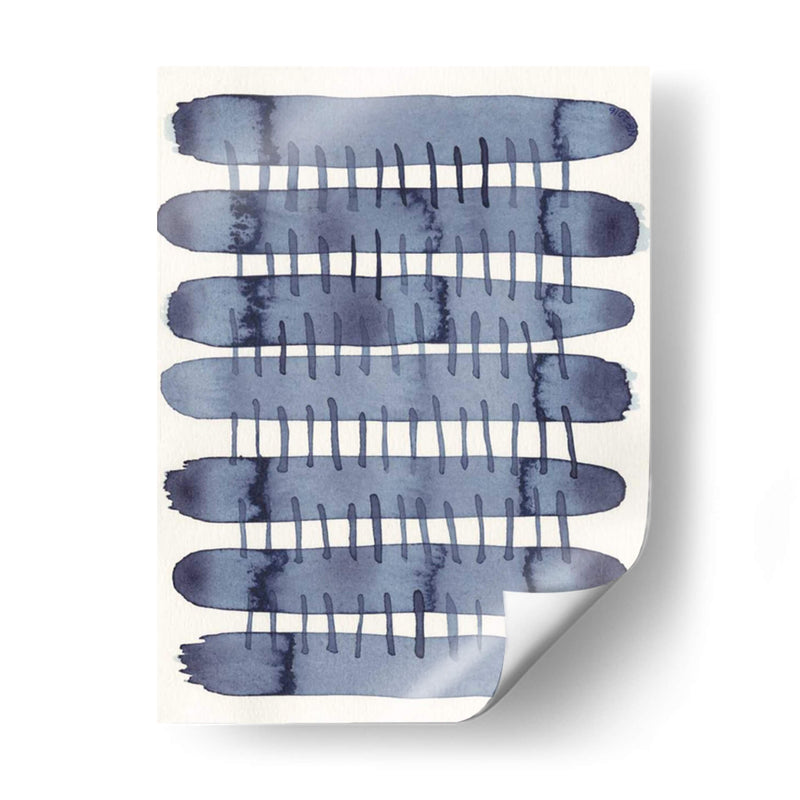 Indigo Stitchy I - Nikki Galapon | Cuadro decorativo de Canvas Lab