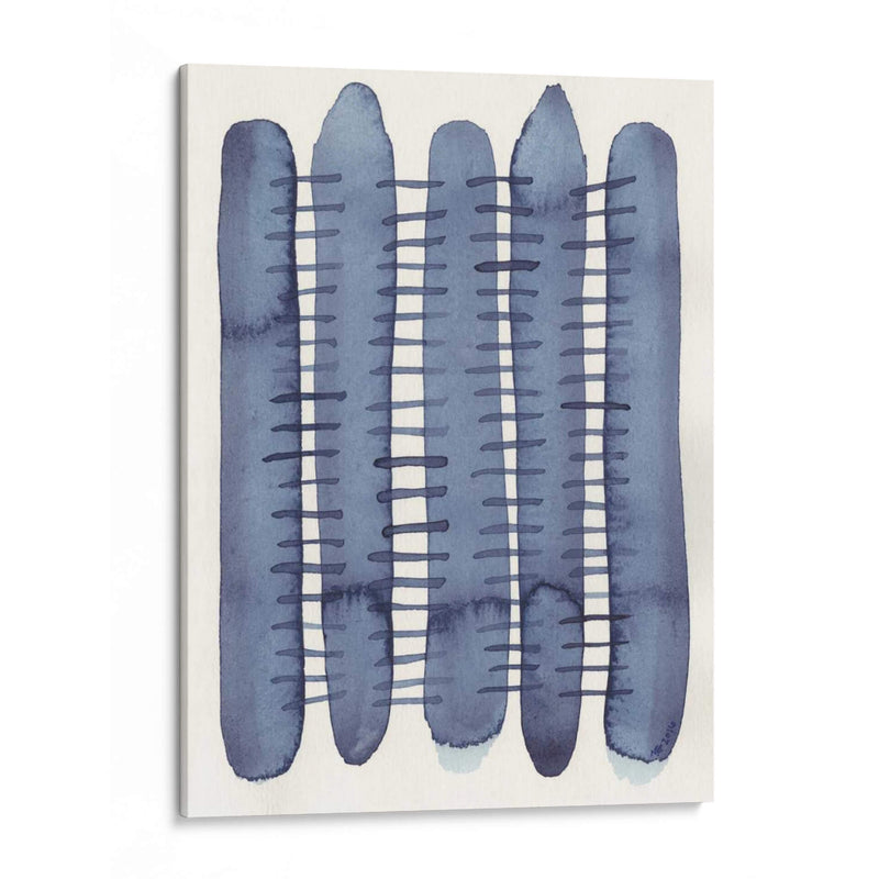 Indigo Stitchy Ii - Nikki Galapon | Cuadro decorativo de Canvas Lab