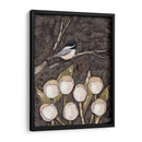Chickadee Y Tulipanes I - Jade Reynolds | Cuadro decorativo de Canvas Lab